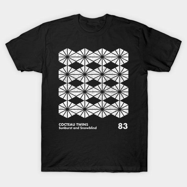 Cocteau Twins / Minimal Graphic Design Tribute T-Shirt by saudade